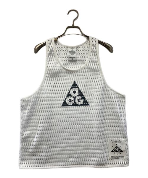 NIKE（ナイキ）NIKE (ナイキ) トレイルランニングタンクトップ ホワイト サイズ:Mの古着・服飾アイテム