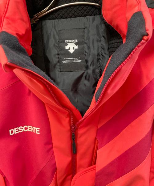 DESCENTE（デサント）DESCENTE (デサント) スキーウェア(セット) レッド サイズ:トップス：S　パンツ：Mの古着・服飾アイテム