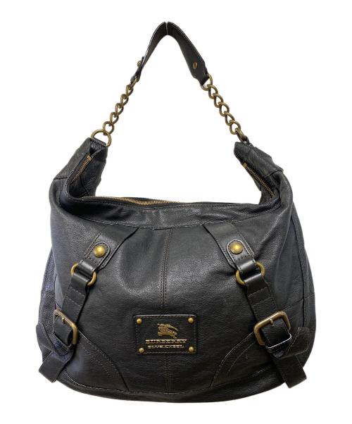 BURBERRY BLUE LABEL（バーバリー ブルー レーベル）BURBERRY BLUE LABEL (バーバリー ブルー レーベル) セミショルダーバッグ ブラックの古着・服飾アイテム