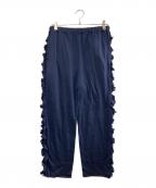 rhodo lirionロドリリオン）の古着「SWALLOW FRILL SIDE PANT」｜ネイビー