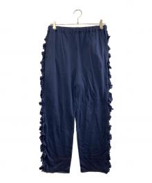 rhodo lirion（ロドリリオン）の古着「SWALLOW FRILL SIDE PANT」｜ネイビー