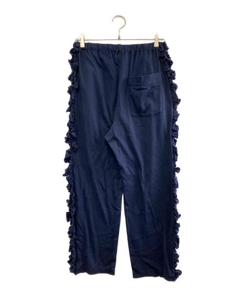 rhodo lirion（ロドリリオン）rhodo lirion (ロドリリオン) SWALLOW FRILL SIDE PANT ネイビー サイズ:1の古着・服飾アイテム