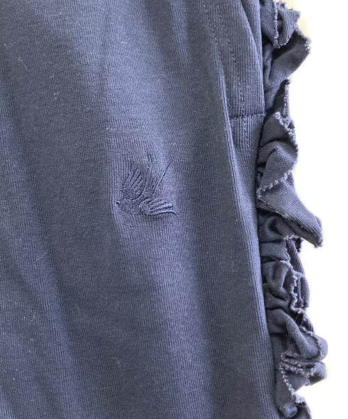 rhodo lirion（ロドリリオン）rhodo lirion (ロドリリオン) SWALLOW FRILL SIDE PANT ネイビー サイズ:1の古着・服飾アイテム