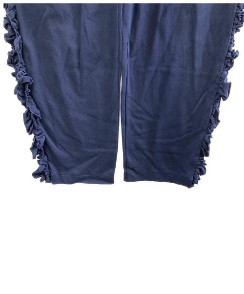 rhodo lirion（ロドリリオン）rhodo lirion (ロドリリオン) SWALLOW FRILL SIDE PANT ネイビー サイズ:1の古着・服飾アイテム