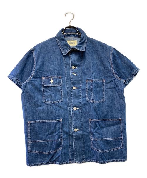 BEAMS BOY（ビームスボーイ）BEAMS BOY (ビームスボーイ) デニム カバーオール ショートスリーブ インディゴ サイズ:1の古着・服飾アイテム