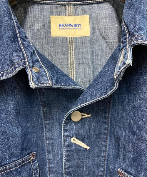 BEAMS BOY（ビームスボーイ）BEAMS BOY (ビームスボーイ) デニム カバーオール ショートスリーブ インディゴ サイズ:1の古着・服飾アイテム