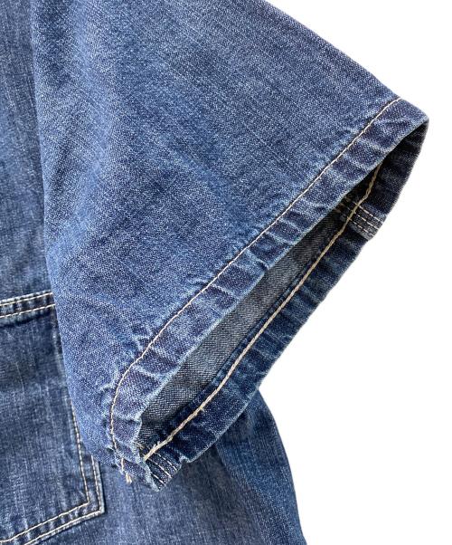 BEAMS BOY（ビームスボーイ）BEAMS BOY (ビームスボーイ) デニム カバーオール ショートスリーブ インディゴ サイズ:1の古着・服飾アイテム