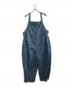 journal standard luxeジャーナルスタンダード ラックス）の古着「リバティ フラワー サロペット」｜ネイビー×ブルー