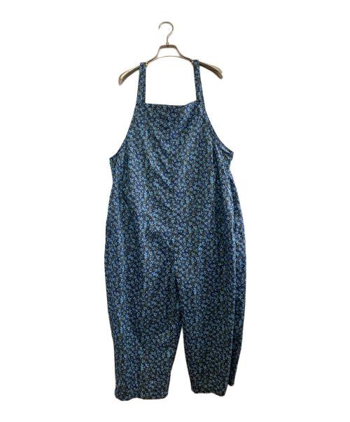 journal standard luxe（ジャーナルスタンダード ラックス）JOURNAL STANDARD LUXE (ジャーナルスタンダード ラックス) リバティ フラワー サロペット ネイビー×ブルー サイズ:不明の古着・服飾アイテム