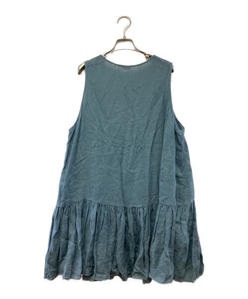 Heriter（エリテ）Heriter (エリテ) チュニック ブルー×ホワイト サイズ:38の古着・服飾アイテム