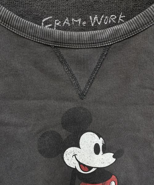 FRAMeWORK（フレームワーク）FRAMeWORK (フレームワーク) Disney (ディズニー) ダメージスウェット チャコールグレー サイズ:不明の古着・服飾アイテム