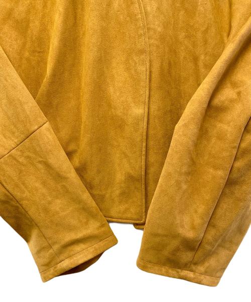 Spick and Span（スピック＆スパン）Spick and Span (スピック＆スパン) フェイクレザーノーカラージャケット ブラウン サイズ:不明の古着・服飾アイテム