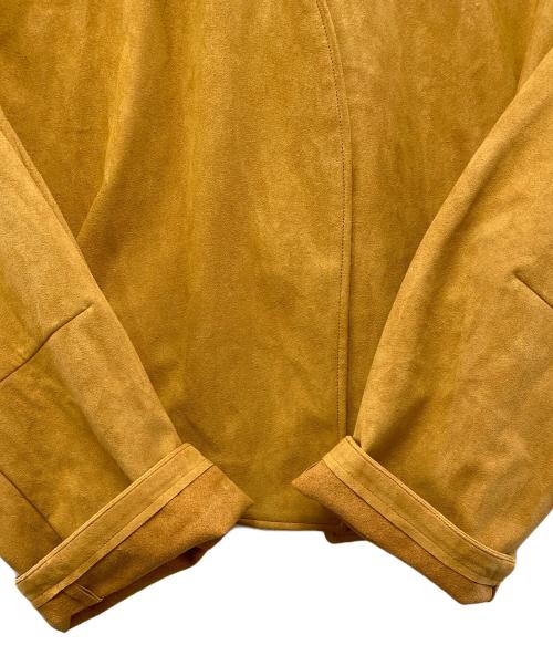 Spick and Span（スピック＆スパン）Spick and Span (スピック＆スパン) フェイクレザーノーカラージャケット ブラウン サイズ:不明の古着・服飾アイテム