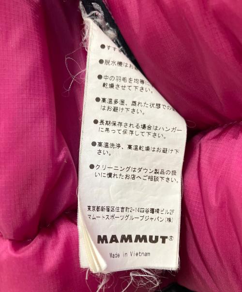 MAMMUT（マムート）MAMMUT (マムート) ダウンジャケット ブラック×ピンク サイズ:asia Lの古着・服飾アイテム