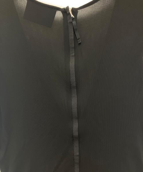 DOLCE & GABBANA（ドルチェ＆ガッバーナ）DOLCE & GABBANA (ドルチェ＆ガッバーナ) カシュクールワンピース ブラック サイズ:40の古着・服飾アイテム
