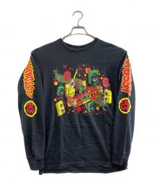 stussy（ステューシー）の古着「長袖カットソー」｜ブラック