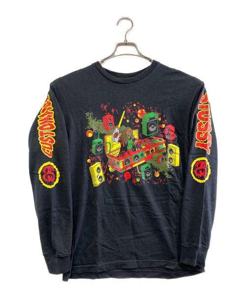 stussy（ステューシー）stussy (ステューシー) 長袖カットソー ブラック サイズ:Mの古着・服飾アイテム