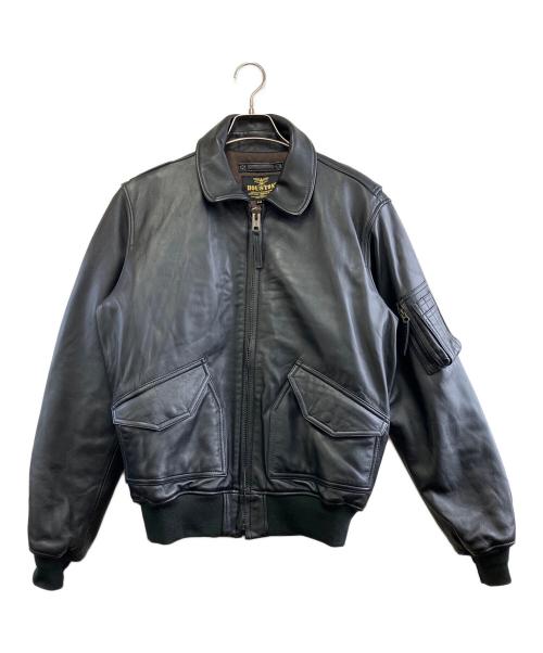 HOUSTON（ヒューストン）HOUSTON (ヒューストン) SHEEP LEATHER CWU45P FLIGHT JACKET ブラック サイズ:XLの古着・服飾アイテム