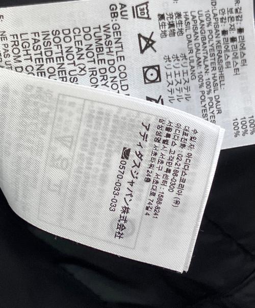 adidas（アディダス）adidas (アディダス) 中綿ベスト ブラック サイズ:Lの古着・服飾アイテム