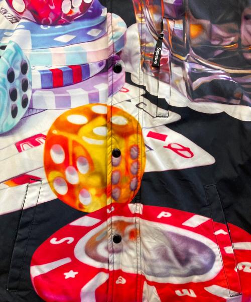 SUPREME（シュプリーム）Supreme (シュプリーム) ダウンジャケット ブラック×レッド サイズ:Mの古着・服飾アイテム
