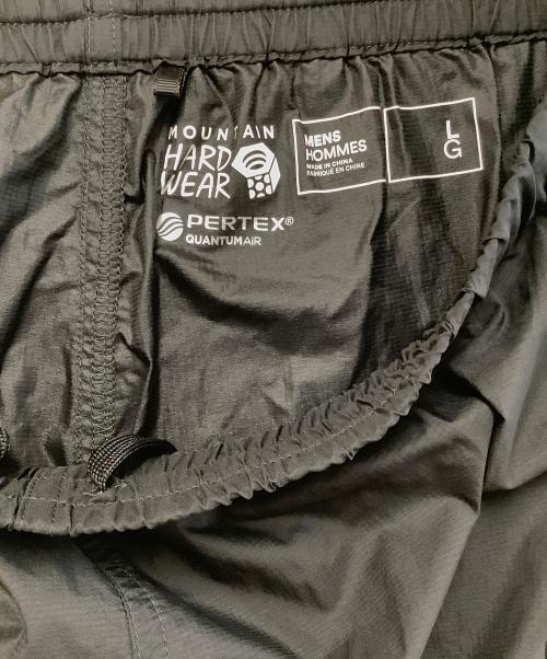 MOUNTAIN HARD WEAR（マウンテンハードウェア）MOUNTAIN HARD WEAR (マウンテンハードウェア) コアエアシェルパンツ ブラック サイズ:Lの古着・服飾アイテム