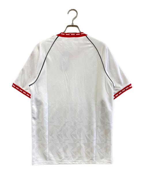 adidas（アディダス）adidas (アディダス) サッカーユニフォーム ホワイト×レッド サイズ:M 未使用品の古着・服飾アイテム