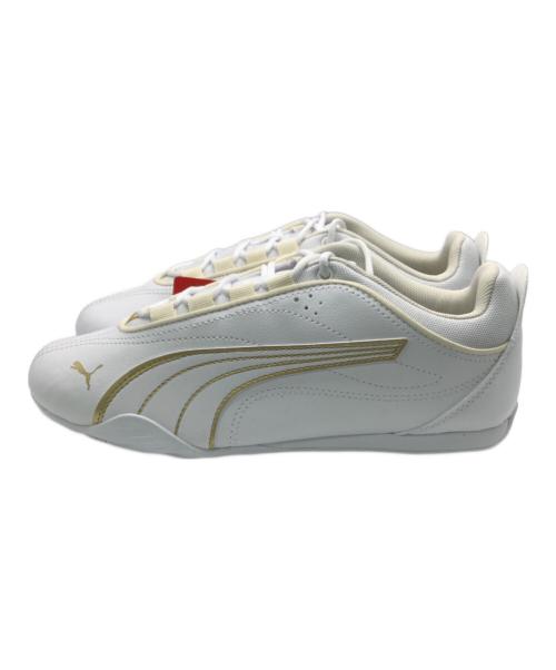 PUMA（プーマ）PUMA (プーマ) スニーカー ホワイト×ゴールド サイズ:23.5 未使用品の古着・服飾アイテム
