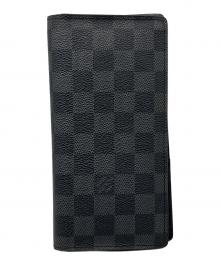 LOUIS VUITTON（ルイ ヴィトン）の古着「ポルトフォイユ・ブラザ」｜ブラック