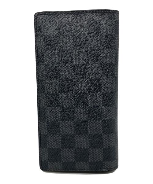 LOUIS VUITTON（ルイ ヴィトン）LOUIS VUITTON (ルイ ヴィトン) ポルトフォイユ・ブラザ ブラックの古着・服飾アイテム