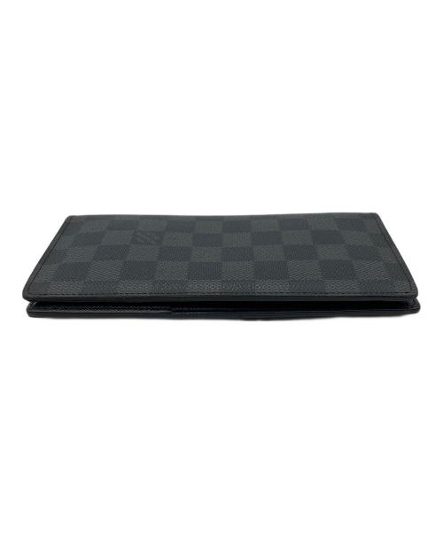 LOUIS VUITTON（ルイ ヴィトン）LOUIS VUITTON (ルイ ヴィトン) ポルトフォイユ・ブラザ ブラックの古着・服飾アイテム