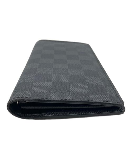 LOUIS VUITTON（ルイ ヴィトン）LOUIS VUITTON (ルイ ヴィトン) ポルトフォイユ・ブラザ ブラックの古着・服飾アイテム