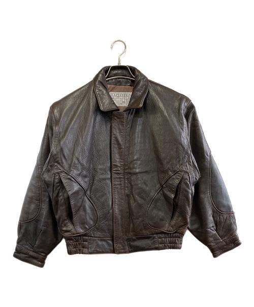 ROBERT COMSTOCK（ロバートコムストック）ROBERT COMSTOCK (ロバートコムストック) レザージャケット ブラウン サイズ:Mの古着・服飾アイテム