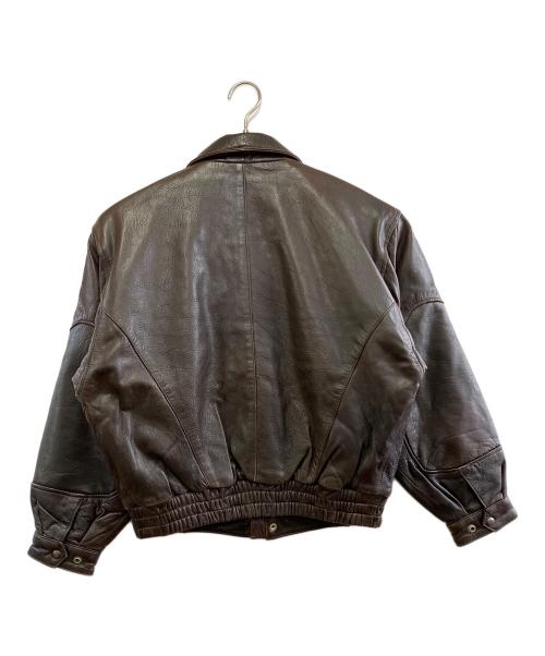 ROBERT COMSTOCK（ロバートコムストック）ROBERT COMSTOCK (ロバートコムストック) レザージャケット ブラウン サイズ:Mの古着・服飾アイテム