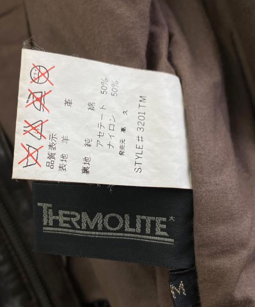 ROBERT COMSTOCK（ロバートコムストック）ROBERT COMSTOCK (ロバートコムストック) レザージャケット ブラウン サイズ:Mの古着・服飾アイテム
