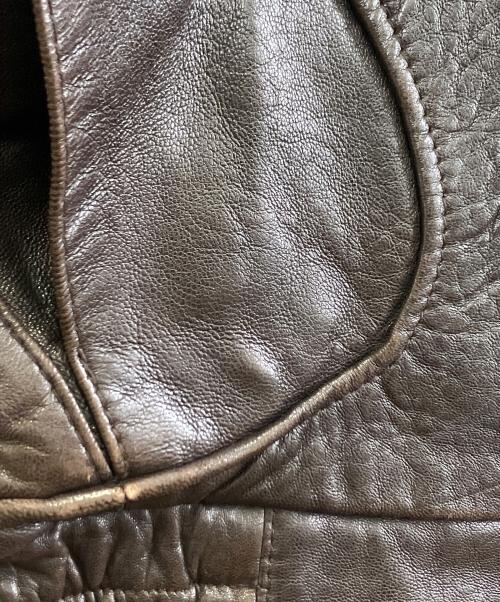 ROBERT COMSTOCK（ロバートコムストック）ROBERT COMSTOCK (ロバートコムストック) レザージャケット ブラウン サイズ:Mの古着・服飾アイテム