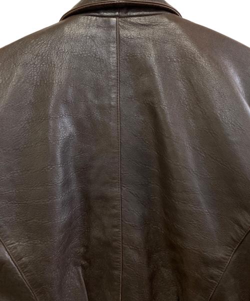 ROBERT COMSTOCK（ロバートコムストック）ROBERT COMSTOCK (ロバートコムストック) レザージャケット ブラウン サイズ:Mの古着・服飾アイテム