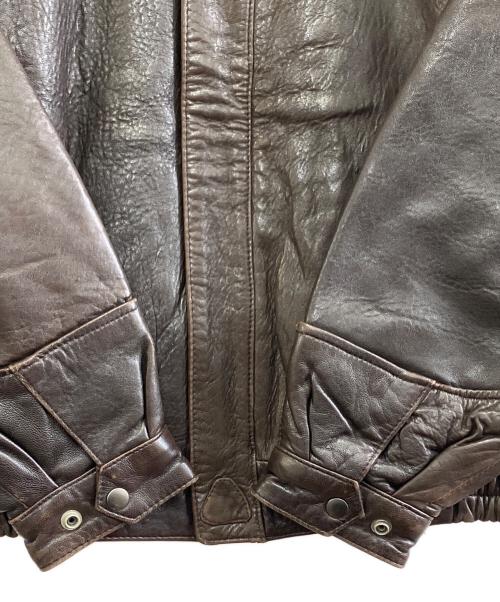 ROBERT COMSTOCK（ロバートコムストック）ROBERT COMSTOCK (ロバートコムストック) レザージャケット ブラウン サイズ:Mの古着・服飾アイテム