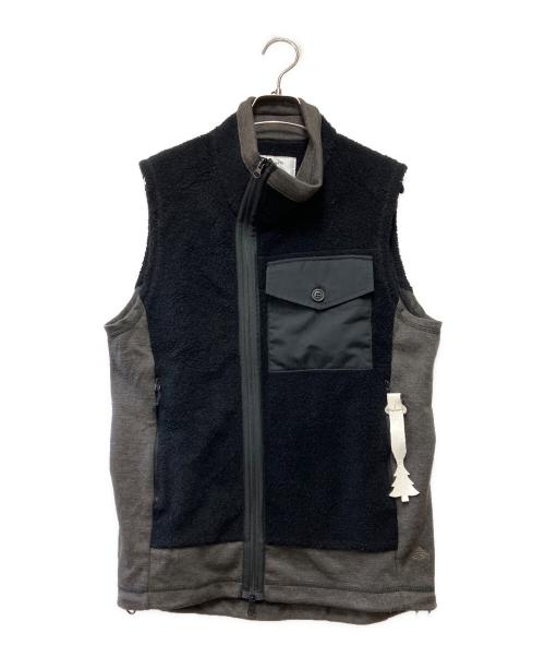 MOUNTAIN RESEARCH（マウンテンリサーチ）MOUNTAIN RESEARCH (マウンテンリサーチ) Pile Vest ブラック サイズ:Mの古着・服飾アイテム