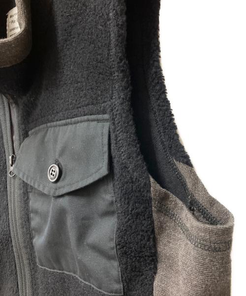 MOUNTAIN RESEARCH（マウンテンリサーチ）MOUNTAIN RESEARCH (マウンテンリサーチ) Pile Vest ブラック サイズ:Mの古着・服飾アイテム