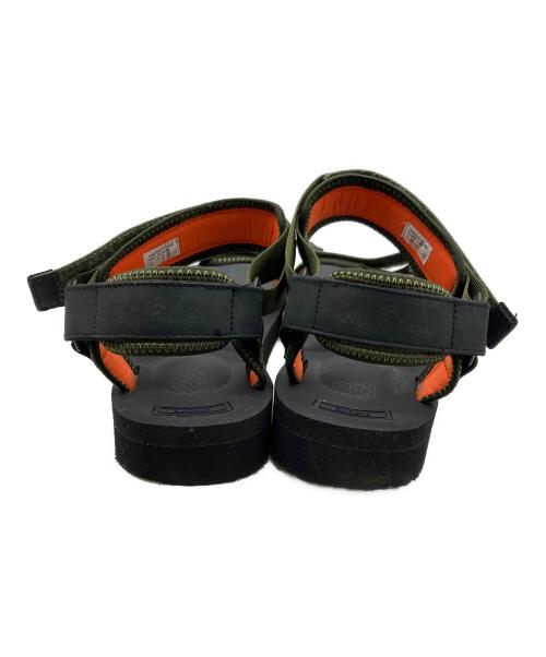 NIGEL CABOURN（ナイジェルケーボン）NIGEL CABOURN (ナイジェルケーボン) suicoke (スイコック) サンダル ブラック×グリーン サイズ:28の古着・服飾アイテム