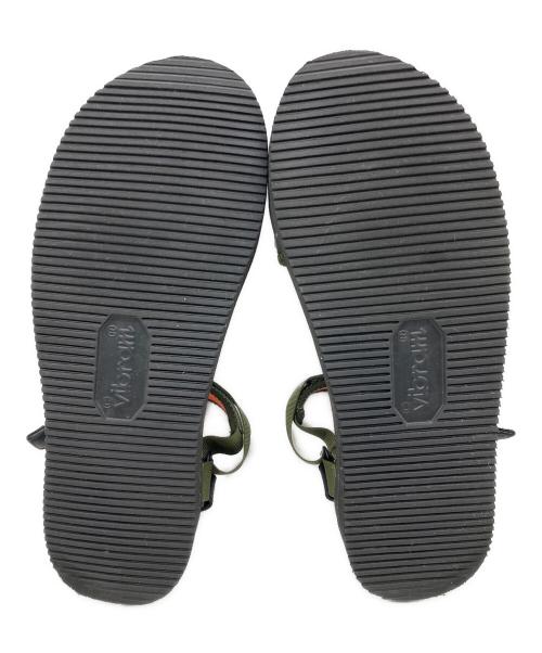 NIGEL CABOURN（ナイジェルケーボン）NIGEL CABOURN (ナイジェルケーボン) suicoke (スイコック) サンダル ブラック×グリーン サイズ:28の古着・服飾アイテム