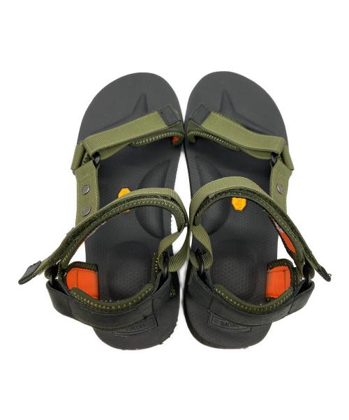 NIGEL CABOURN（ナイジェルケーボン）NIGEL CABOURN (ナイジェルケーボン) suicoke (スイコック) サンダル ブラック×グリーン サイズ:28の古着・服飾アイテム