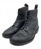 Tricker'sトリッカーズ）の古着「ウィングチップカントリーブーツ」｜ブラック