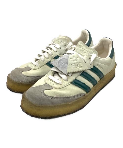adidas（アディダス）adidas (アディダス) スニーカー ホワイト×グリーン サイズ:26の古着・服飾アイテム