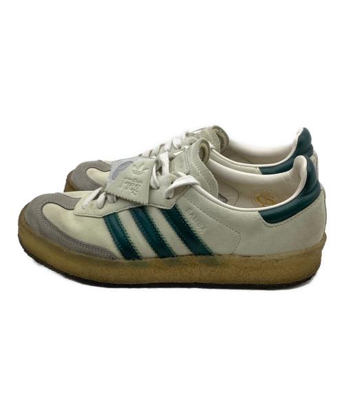 adidas（アディダス）adidas (アディダス) スニーカー ホワイト×グリーン サイズ:26の古着・服飾アイテム