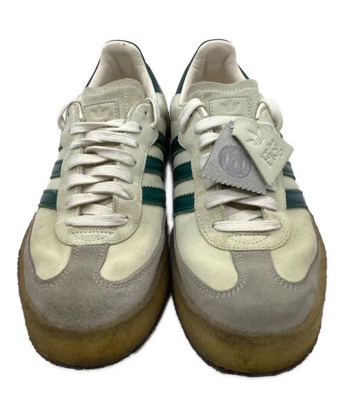 adidas（アディダス）adidas (アディダス) スニーカー ホワイト×グリーン サイズ:26の古着・服飾アイテム
