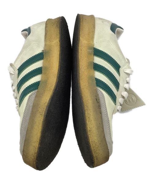 adidas（アディダス）adidas (アディダス) スニーカー ホワイト×グリーン サイズ:26の古着・服飾アイテム
