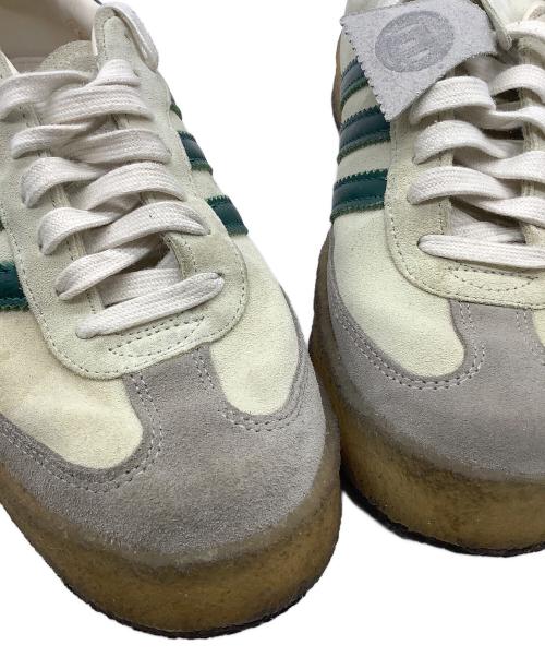 adidas（アディダス）adidas (アディダス) スニーカー ホワイト×グリーン サイズ:26の古着・服飾アイテム