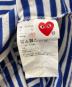 中古・古着 PLAY COMME des GARCONS (プレイコムデギャルソン) 長袖カットソー ホワイト×ブルー サイズ:XL：6000円