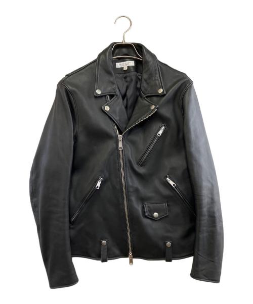 BEAUTY&YOUTH（ビューティーアンドユース）BEAUTY&YOUTH (ビューティーアンドユース) レザージャケット ブラック サイズ:Lの古着・服飾アイテム